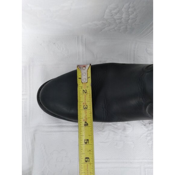 Justin Black Work Boots Measures 10. 5 conductor Oil Resistant READ description main image 6